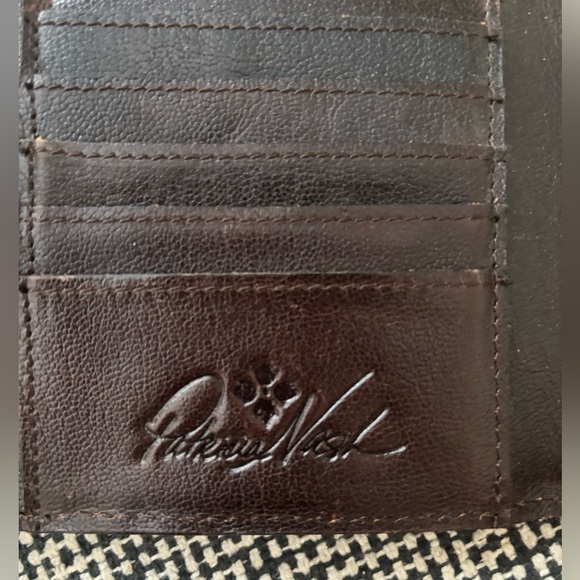 Patricia Nash Bark Leaves Rieti Leather Wallet - Picture 6 of 8